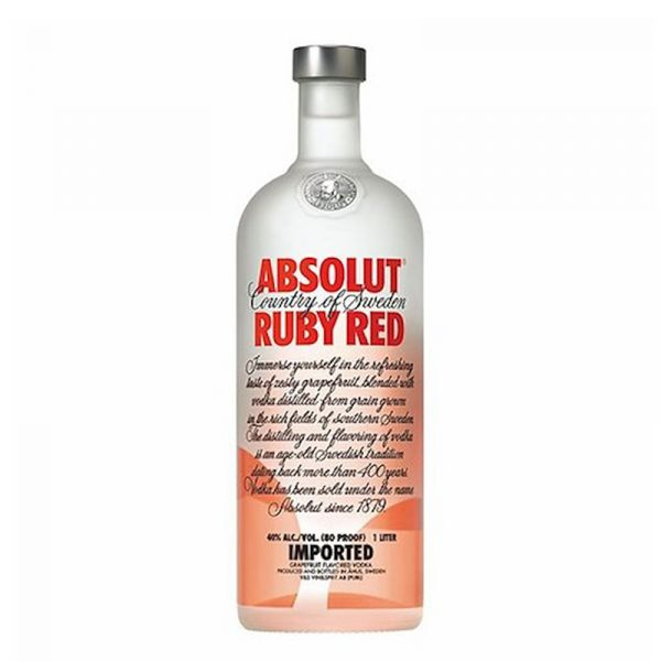 Absolut Ruby Red Vodka [750ML]