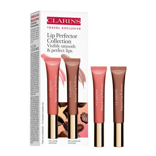 Clarins Duo Natural Lip Perfector 05 & 06 2x12ml