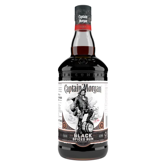 Captain Morgan Black Spiced Rum 1l