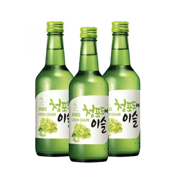 Jinro Green Grape Soju [360ML] x 3