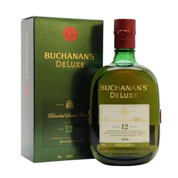 Buchanan's 12 Years Deluxe Blended Scotch [1000ML]