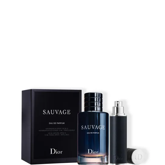 Dior Travel Spray Sauvage 100ml + 10ml Eau de Parfum Spray